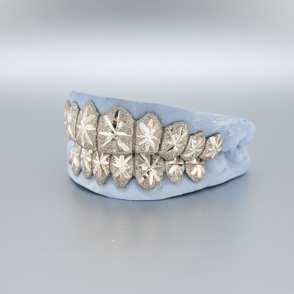 Diamond Dust Starburst Cut Grillz