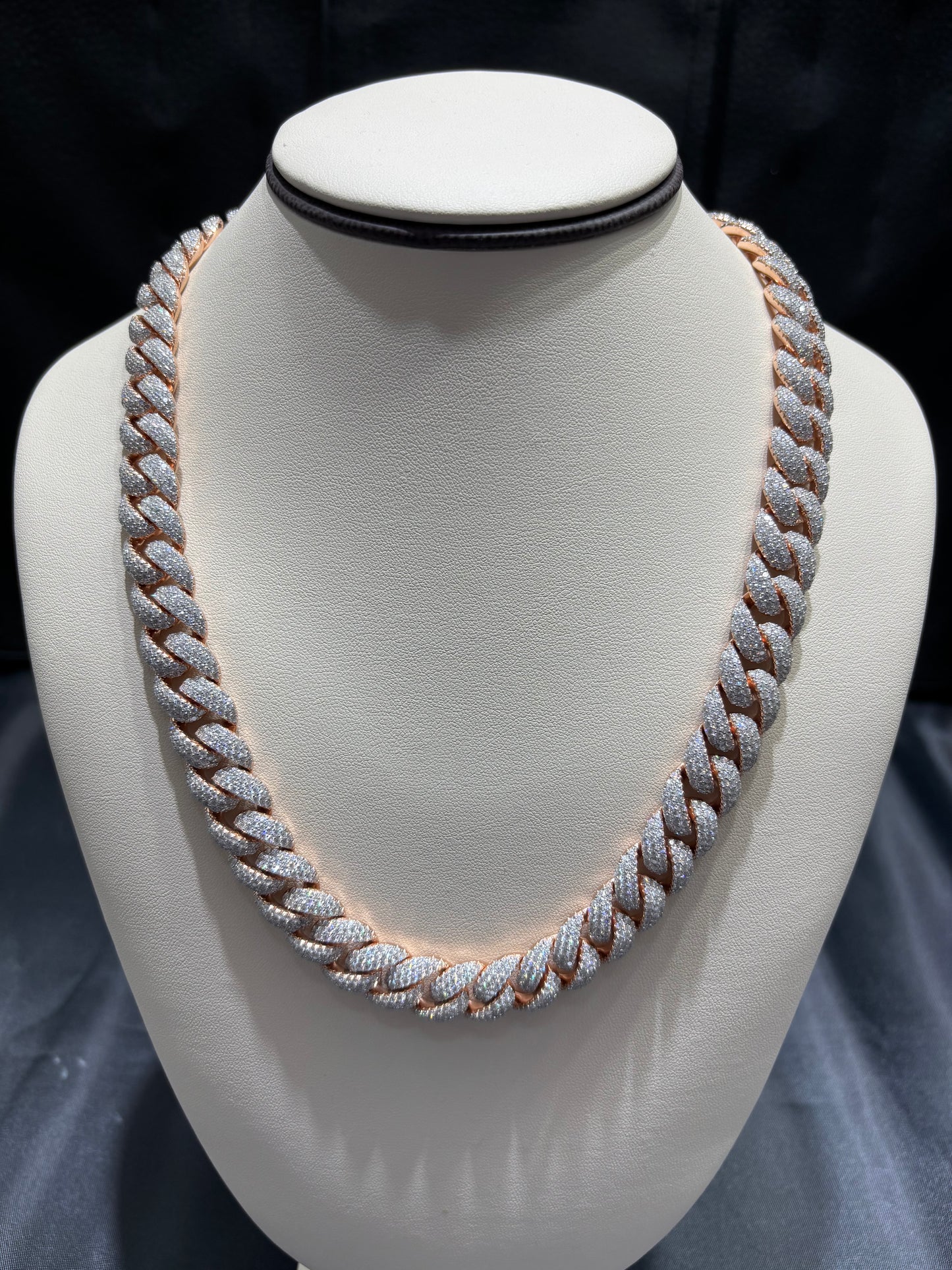 Rose Gold VVS Cuban Chain