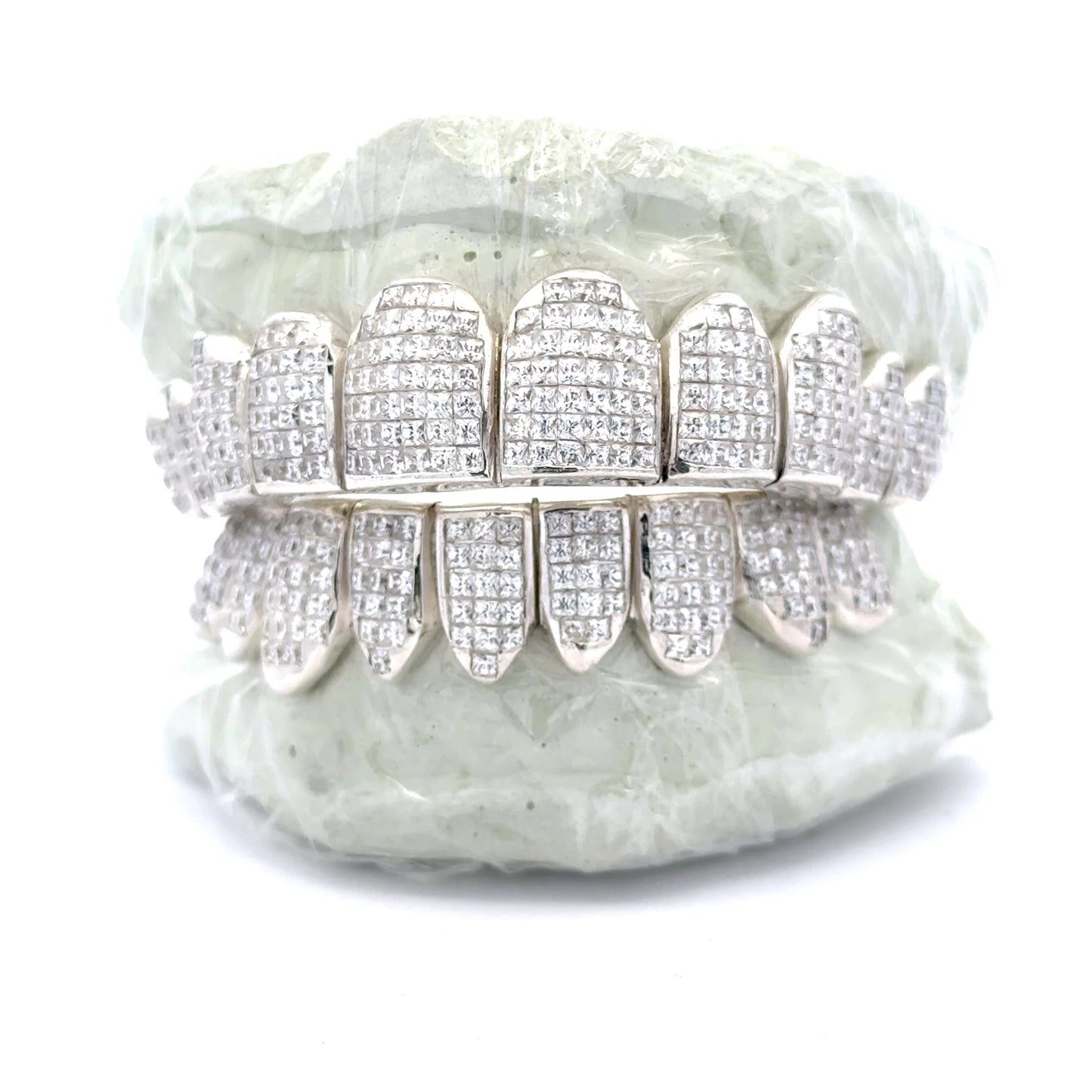 Invisible Set VVS Moissanite Diamond Grillz