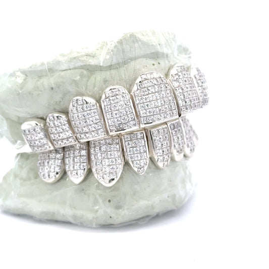 Invisible Set VVS Moissanite Diamond Grillz