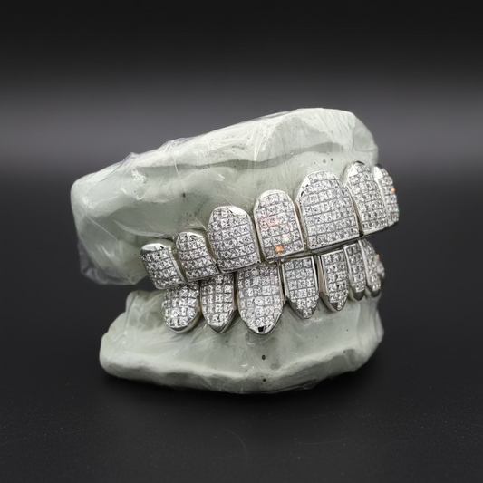 Invisible Set VVS Moissanite Diamond Grillz