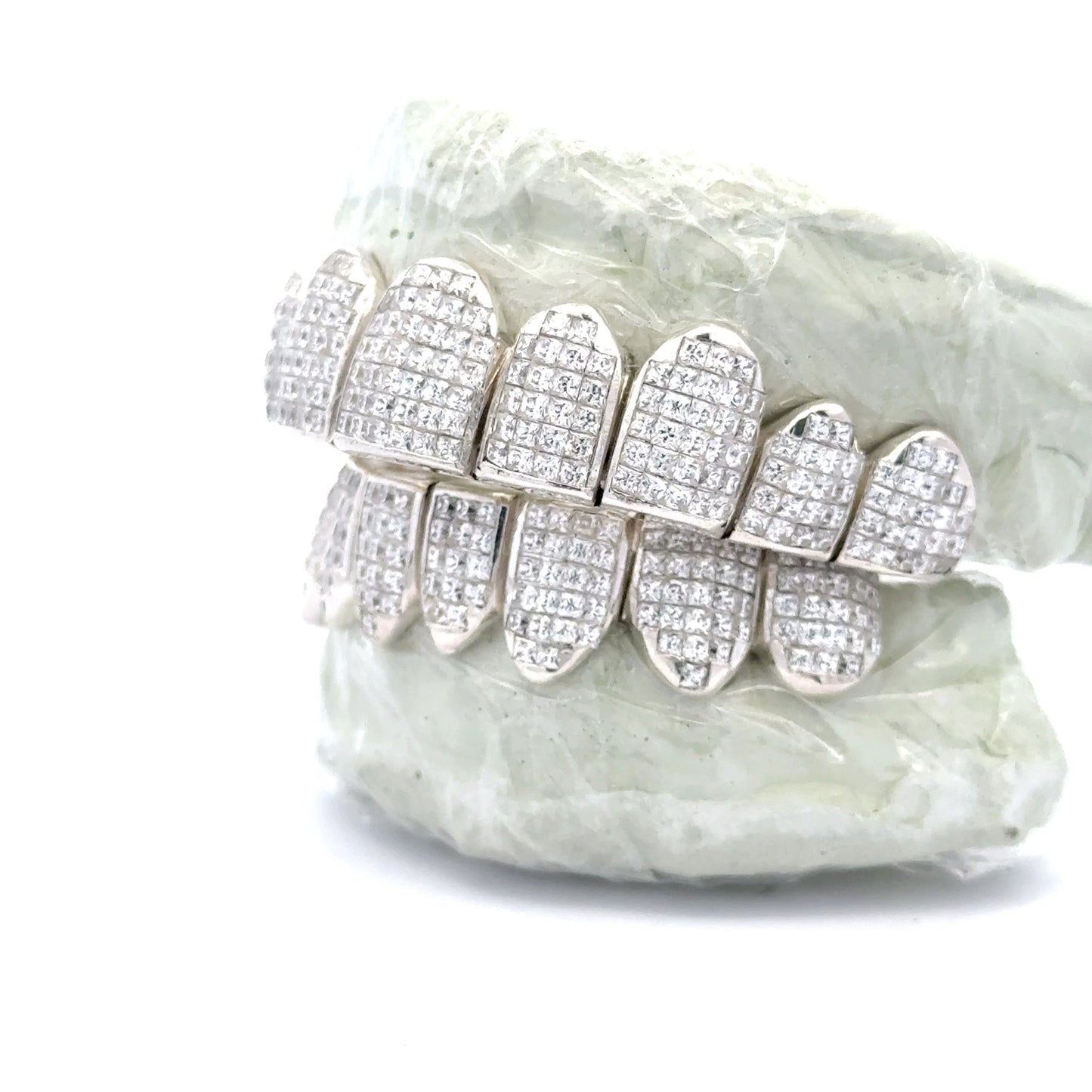 Invisible Set VVS Moissanite Diamond Grillz