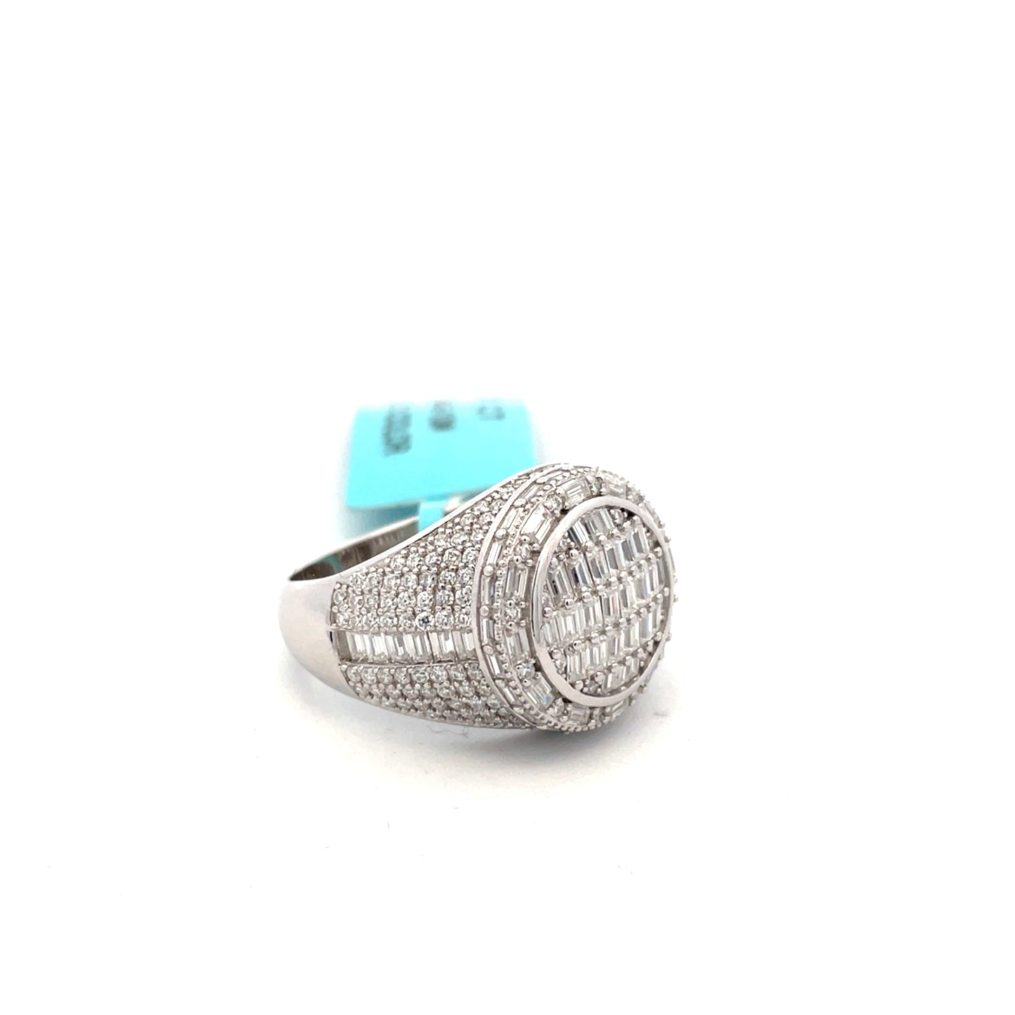Baguette VVS Moissanite Diamond Ring