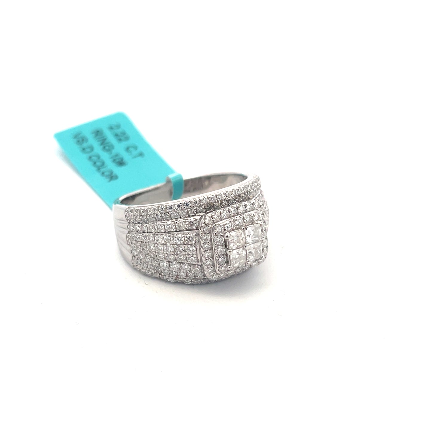 Princess VVS Moissanite Diamond Ring