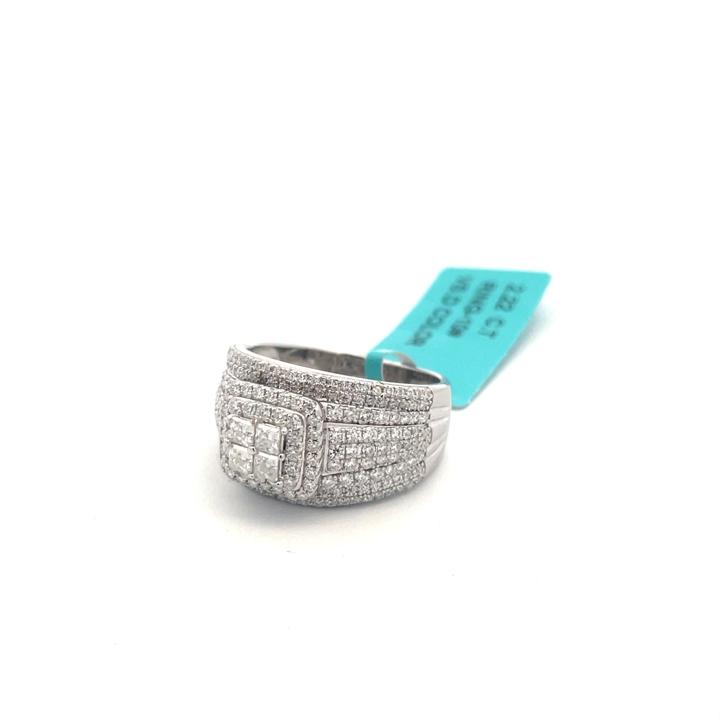 Princess VVS Moissanite Diamond Ring