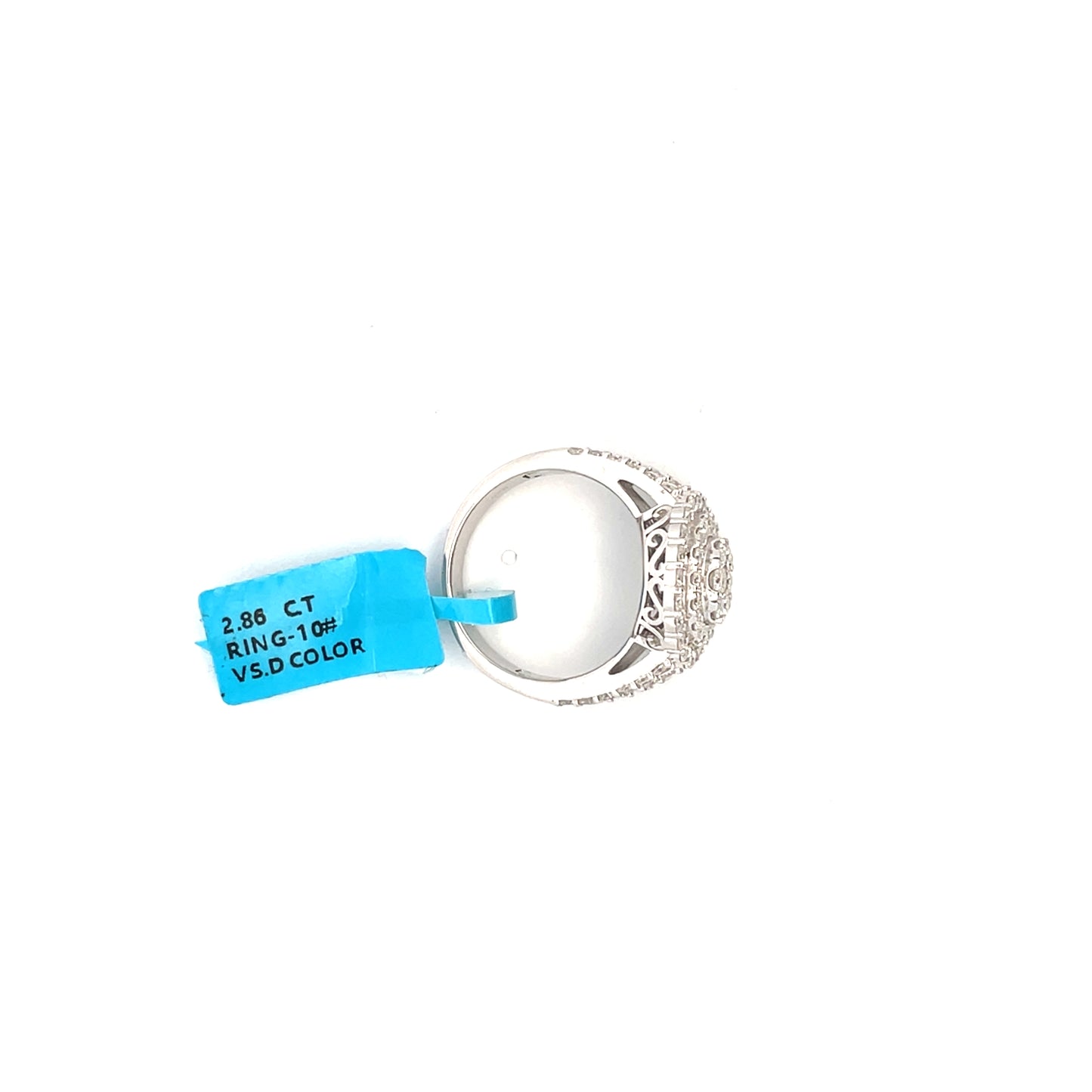 Flower VVS Moissanite Diamond Ring