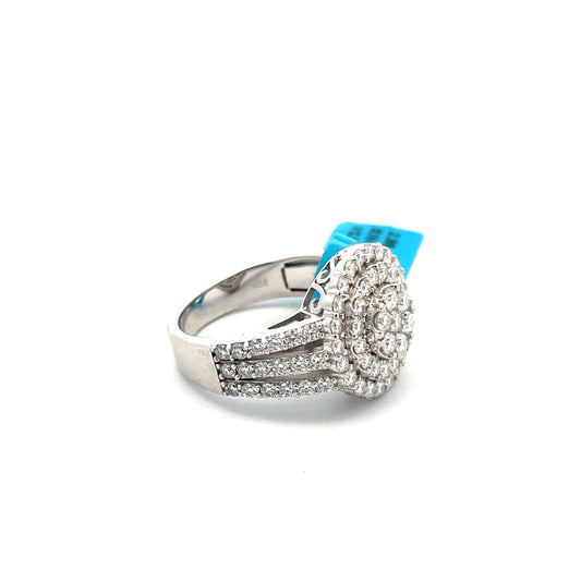 Flower VVS Moissanite Diamond Ring