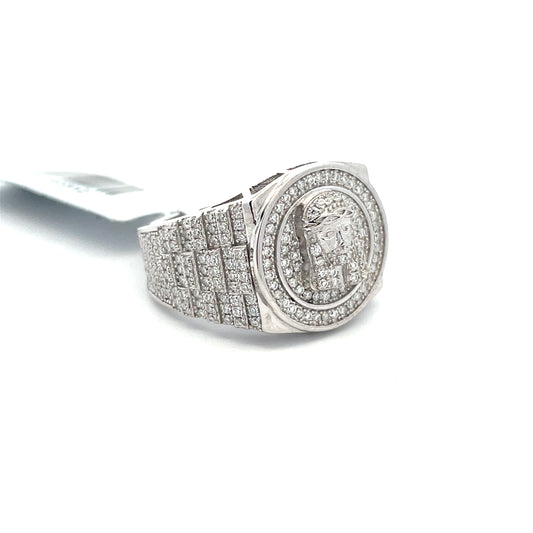 Jesus VVS Moissanite Diamond Ring