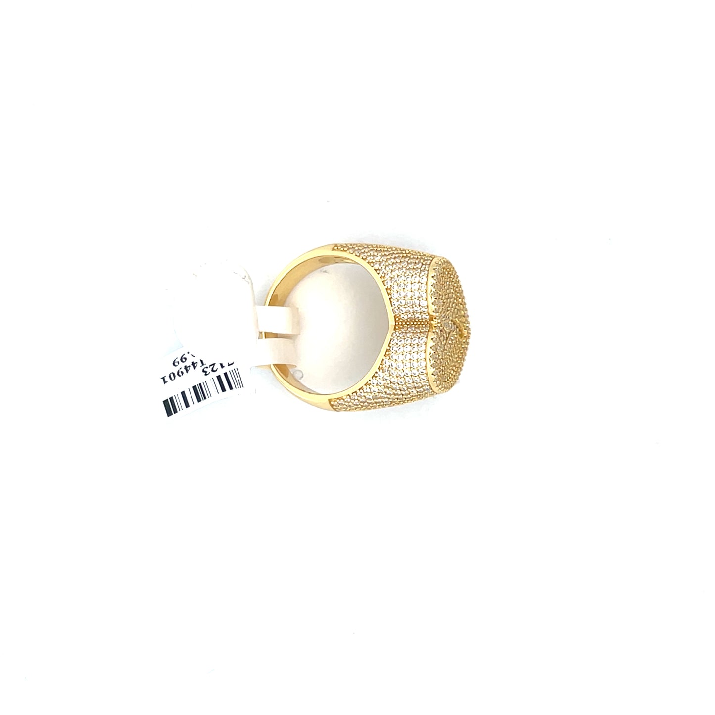 Broken Heart VVS Moissanite Diamond Ring