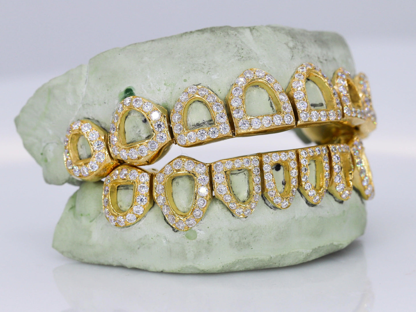 Open Face VVS Moissanite Diamond Grillz