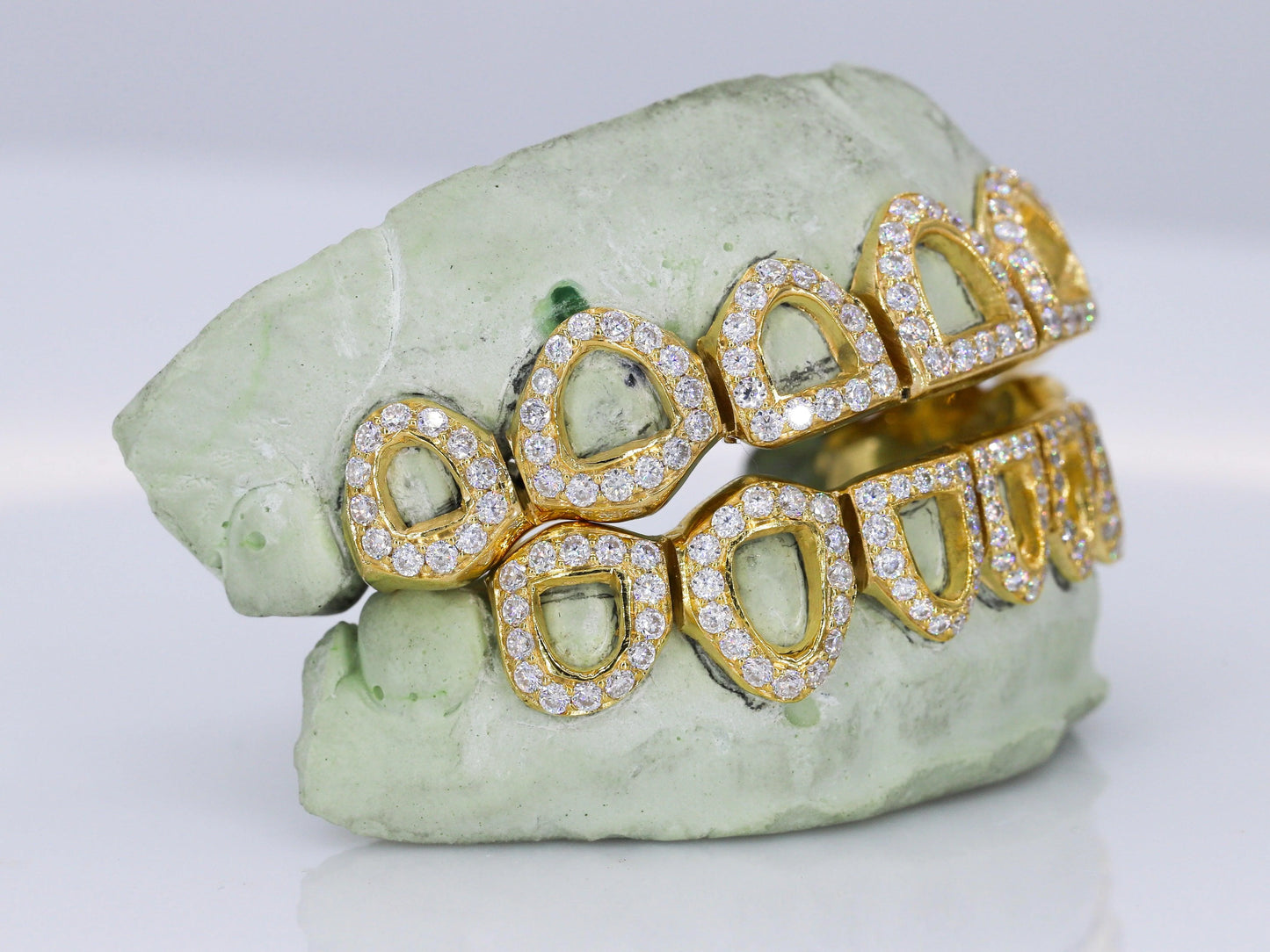 Open Face VVS Moissanite Diamond Grillz