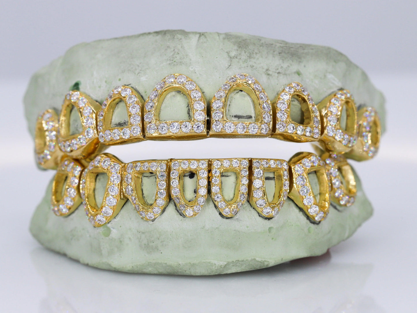 Open Face VVS Moissanite Diamond Grillz