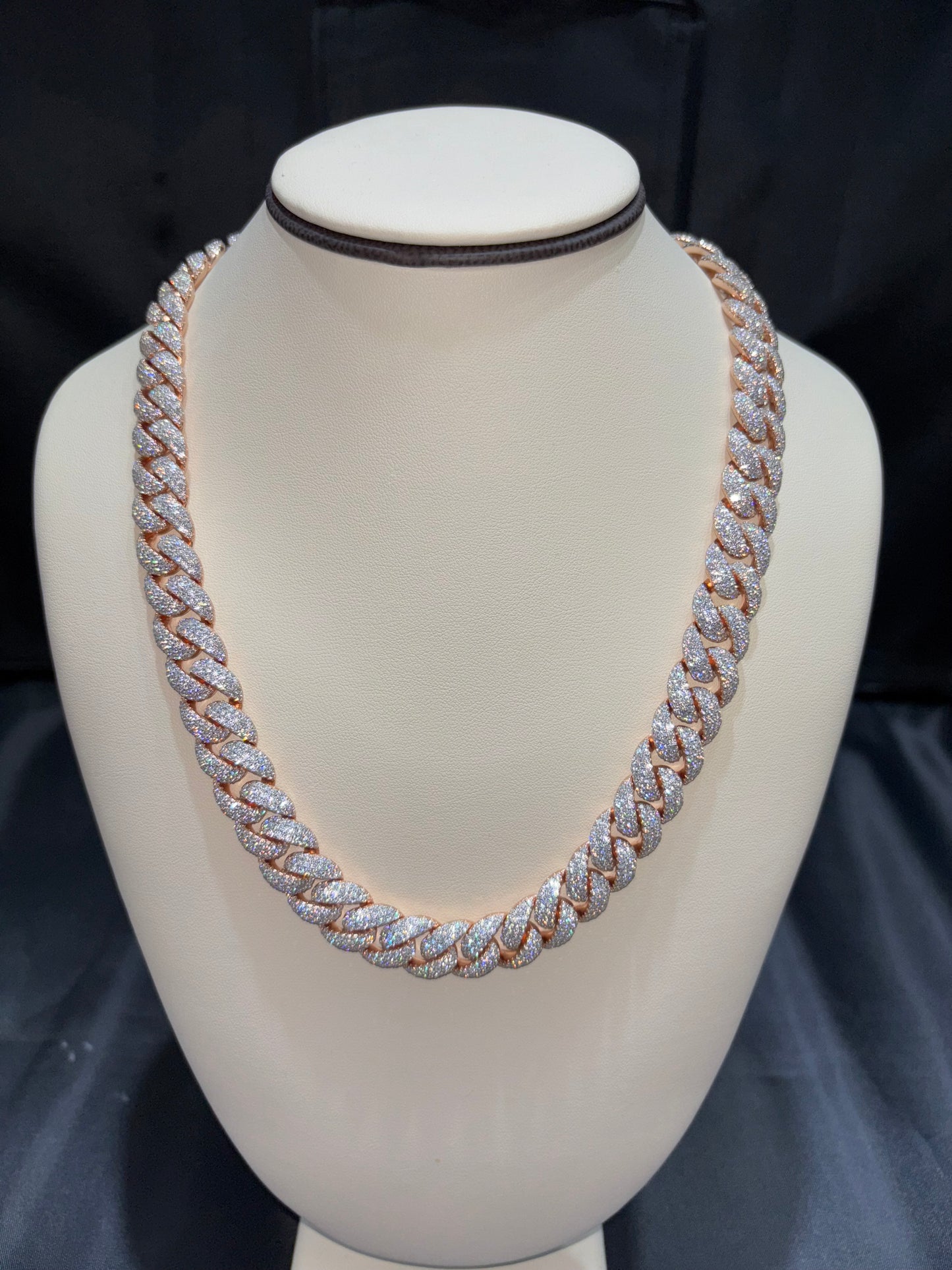 Rose Gold VVS Cuban Chain