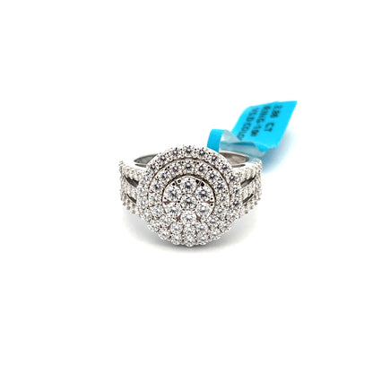 Flower VVS Moissanite Diamond Ring