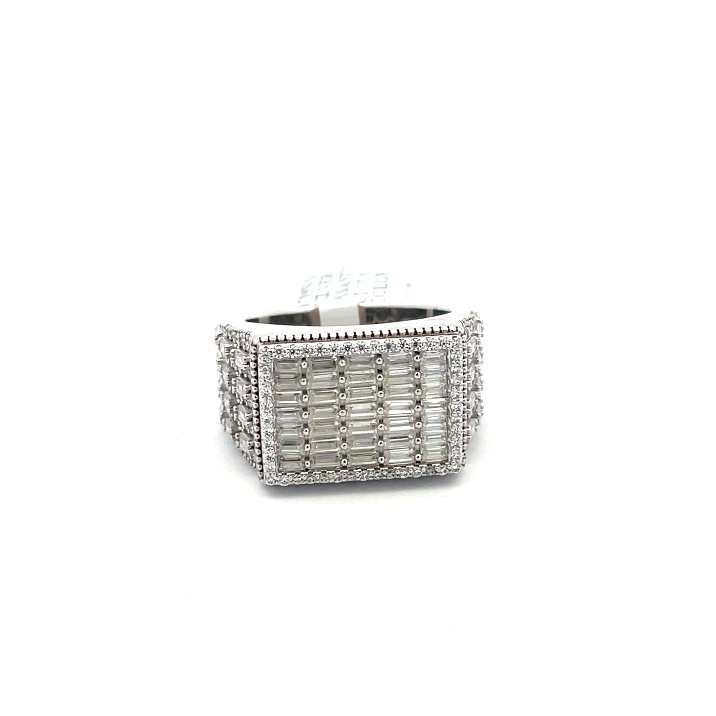 Baguette VVS Moissanite Diamond Ring