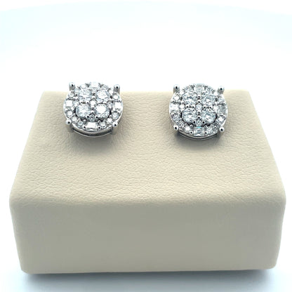 Flower VVS Moissanite Diamond Earrings
