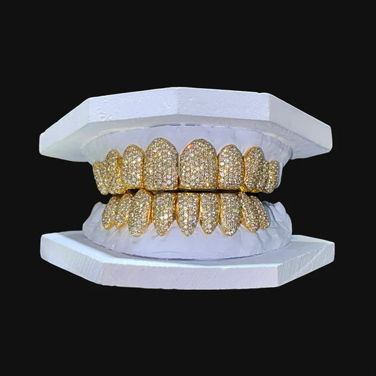 Si Quality Natural Diamond Grillz